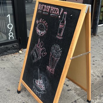 Lanfranco's Pizza Inn - a chalk board with drawings on it - Pizza Near Me - Brooklyn, New York Lanfranco's Pizza Inn - a chalk board with drawings on it - Pizza Near Me - Brooklyn, New York