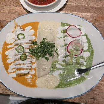 Maria's Mexican Kitchen - Fort Worth - Enchiladas Tres Colores - Mexican Near Me - Fort Worth, Texas