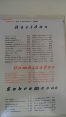 Menu photo 4 Entre Rúas Santiago de Compostela, C Menu photo 4 Entre Rúas Santiago de Compostela, C