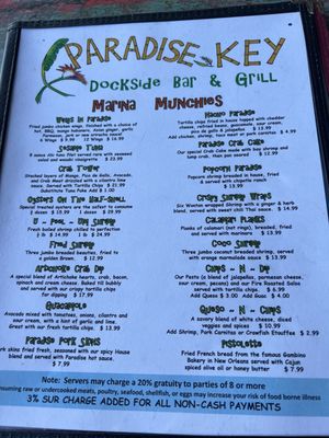Menu photo 7 Paradise Key Dockside Bar & Grill Rockport, TX Menu photo 7 Paradise Key Dockside Bar & Grill Rockport, TX