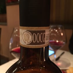 Restaurant Terzo Crotto - DOCG (Denominazione di Origine Controllata e Garantita) is the highest classification for Italian wines.