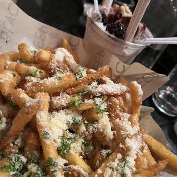 Black Sheep - Truffle and Parmesan Fries - Burgers Near Me - Springfield, Missouri Black Sheep - Truffle and Parmesan Fries - Burgers Near Me - Springfield, Missouri