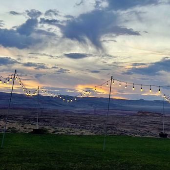 Sunset 89 - View from the outdoor patio at our table. - Asian Fusion Near Me - Page, Arizona