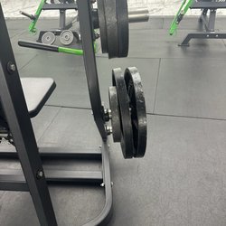 Fusion Gyms - - weights stacked improperly