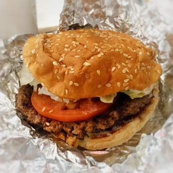 Five Guys - A small burger, not a lot of condiments or sides, just nice tasting - Burgers Near Me - Markham, Ontario