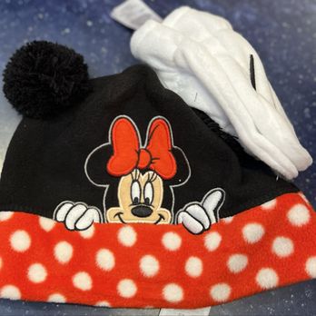 Disney Clothiers - Minnie Mouse Cap and Mittens Set~ My eldest wore the Minnie mittens since it matched her hoodie and baby wore the hat folded in half! - Women's Clothing Near Me - Anaheim, California Disney Clothiers - Minnie Mouse Cap and Mittens Set~ My eldest wore the Minnie mittens since it matched her hoodie and baby wore the hat folded in half! - Women's Clothing Near Me - Anaheim, California