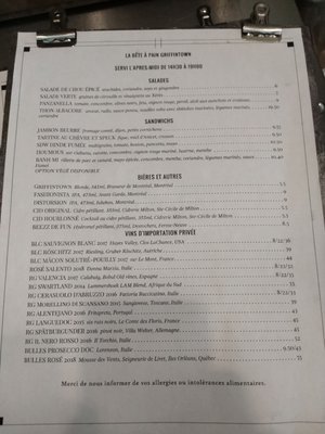 Menu photo 2 La Bête à Pain Montreal, QC