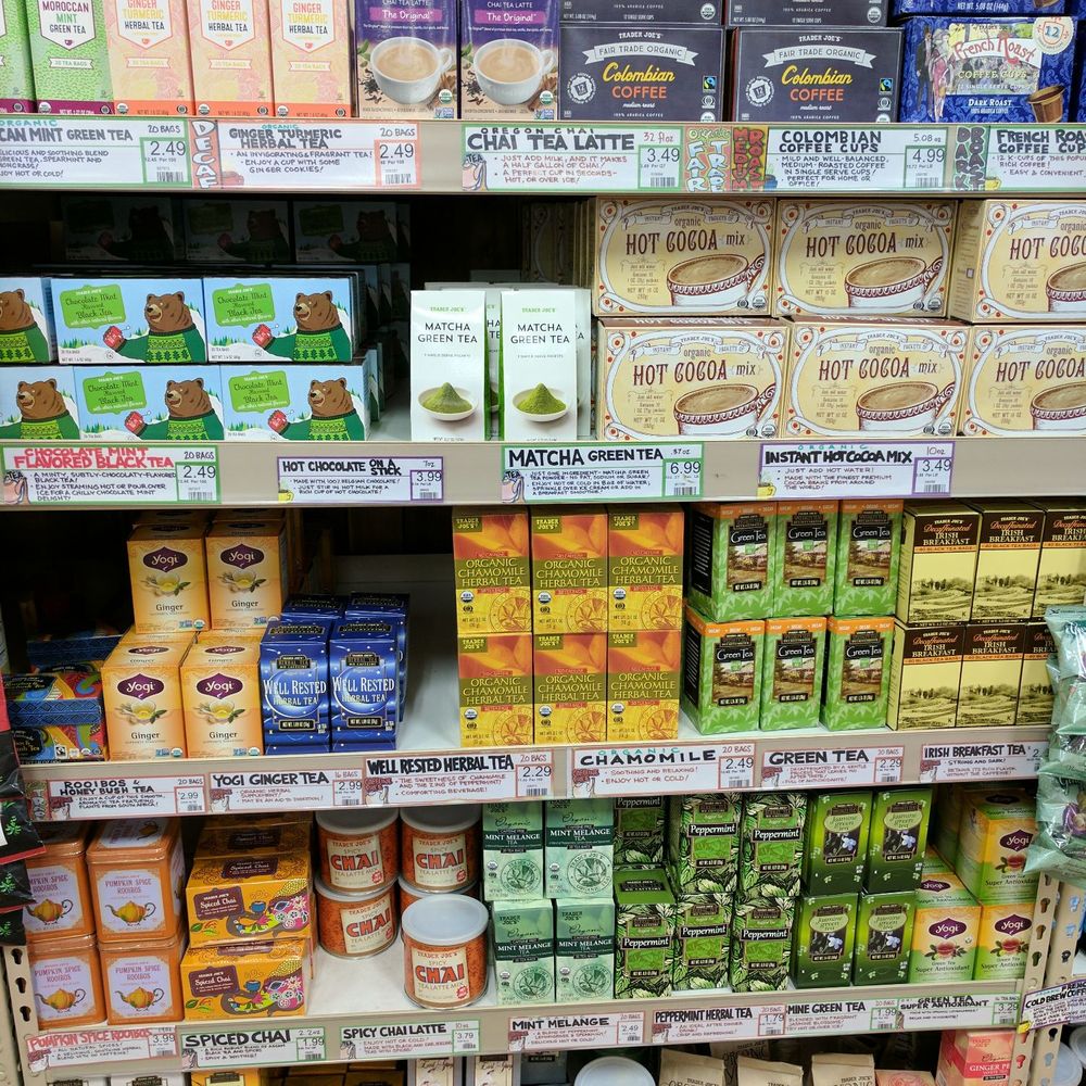 Trader Joe's - Tea selection! - Grocery Near Me - Lake Grove, New York Trader Joe's - Tea selection! - Grocery Near Me - Lake Grove, New York