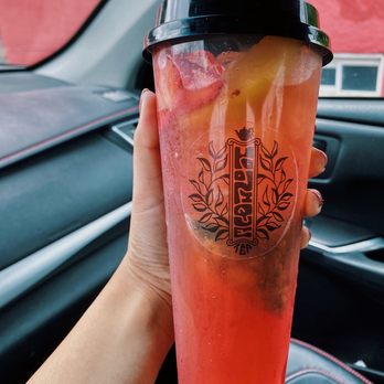 Yoonique Tea - Strawberry Peach Oolong (ig: @ouitsfood) - Tea Rooms Near Me - Portland, Oregon Yoonique Tea - Strawberry Peach Oolong (ig: @ouitsfood) - Tea Rooms Near Me - Portland, Oregon