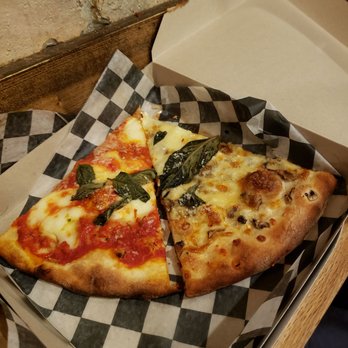 Wiseguy Pizza - Margherita and truffled mushroom pie - Pizza Near Me - Washington, DC, District of Columbia