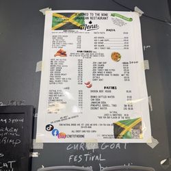 Seasoned To The Bone - Menu