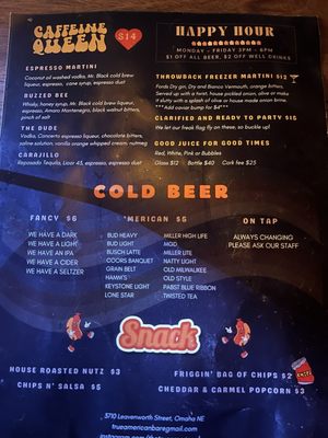 Menu photo 7 True American Bar And Spirits Omaha, NE Menu photo 7 True American Bar And Spirits Omaha, NE