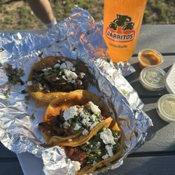Pinches Tacos - Pastor Street Tacos ( I asked for queso fresco)