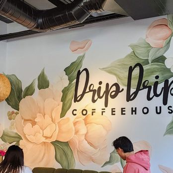 Drip Drip Coffeehouse - Interior wall art (6/29/24) - Coffee & Tea Near Me - Seattle, Washington Drip Drip Coffeehouse - Interior wall art (6/29/24) - Coffee & Tea Near Me - Seattle, Washington