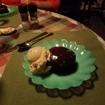 Dancing Bear Cafe & Gifts - chocolate lava cake with coffee ice cream - American Near Me - Corder, Missouri