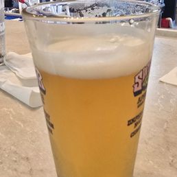 Foamy beer, full price!