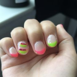 Davi Nails - watermelon nails