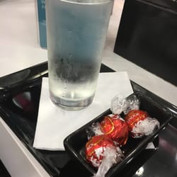 Rush Hair - Complementary chocolates and I drinks :)