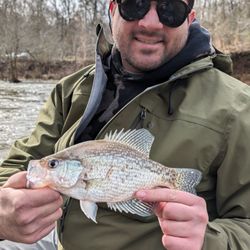 Raleigh Flyfishing - I think this is a crappie! And no I'm not talking about my bad hair day...
