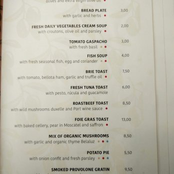 Tapabento - Menu card page 1 - Portuguese Near Me - Porto, 13