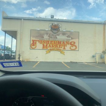 Fishermans Market & Restaurant - view from inside car - Seafood Near Me - Longview, Texas Fishermans Market & Restaurant - view from inside car - Seafood Near Me - Longview, Texas