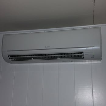 Air Perfection - Head on shot...24btu Mitsubishi split system installed.... Super cold and quiet! - Heating & Air Conditioning/HVAC Near Me Air Perfection - Head on shot...24btu Mitsubishi split system installed.... Super cold and quiet! - Heating & Air Conditioning/HVAC Near Me