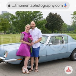 Perfect Moments Photography - Jon was happy to accommodate our request to take photos with my Dad's classic car!