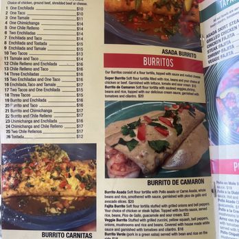 El Tapatio in Medford - Menu #3 - Mexican Near Me - Medford, Oregon