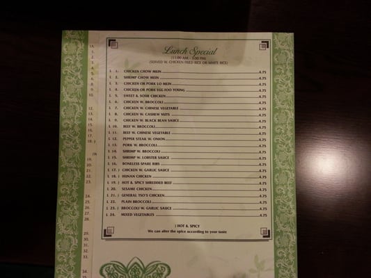 Menu photo 5 Ever Green Chinese Buffet Hartford, WI Menu photo 5 Ever Green Chinese Buffet Hartford, WI