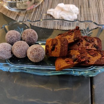 Boka - Chocolate chai balls and financiers - New American Near Me - Chicago, Illinois Boka - Chocolate chai balls and financiers - New American Near Me - Chicago, Illinois