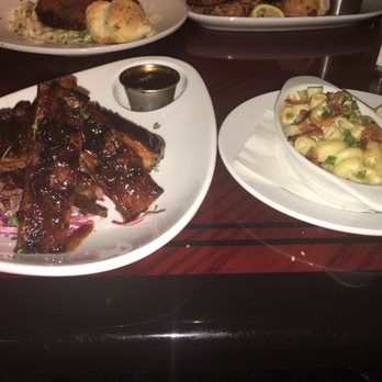 Copeland's - Half a rack of ribs with loaded macaroni and cheese! - Cajun/Creole Near Me - Atlanta, Georgia