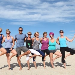 Ohana Yoga - A beautiful day for beach yoga!