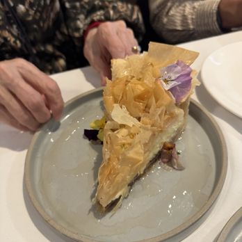 Lemon & Thyme - Baklava cheesecake - New American Near Me - Costa Mesa, California Lemon & Thyme - Baklava cheesecake - New American Near Me - Costa Mesa, California