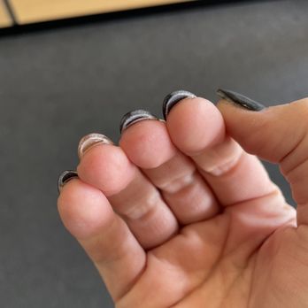 Happy Nails Salon - Nails tips not even glued onto my nails fully. - Nail Salons Near Me - Redding, California Happy Nails Salon - Nails tips not even glued onto my nails fully. - Nail Salons Near Me - Redding, California