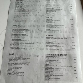 The Goat & Vine - Drink menu - Pizza Near Me - Temecula, California The Goat & Vine - Drink menu - Pizza Near Me - Temecula, California