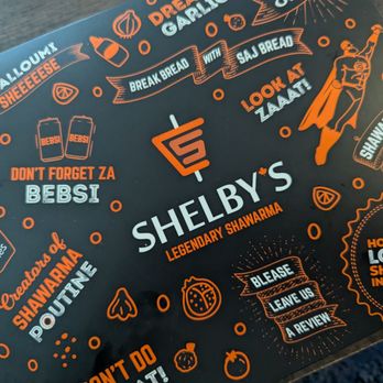 Shelby’s Shawarma - The box it came in was so nice! - Lebanese Near Me - Etobicoke, Ontario