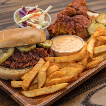 The Angry Hot Chicken - combo #3 1 tender 1 slider and you will choice the options - Chicken Shop Near Me - San Jose, California The Angry Hot Chicken - combo #3 1 tender 1 slider and you will choice the options - Chicken Shop Near Me - San Jose, California