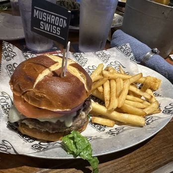 Ford's Garage Wesley Chapel - Mushroom Swiss - Burgers Near Me - Lutz, Florida