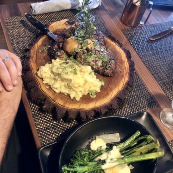 The Clinkscale - Porterhouse steak with mashed potatoes and a side of broccolini. Amazing! - Breakfast & Brunch Near Me - Jerome, Arizona The Clinkscale - Porterhouse steak with mashed potatoes and a side of broccolini. Amazing! - Breakfast & Brunch Near Me - Jerome, Arizona
