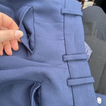 Stitch It Clothing Alterations - Back seams were completely shut as these were BRAND NEW and were ripped open upon receiving them. - Sewing & Alterations Near Me - Langley, British Columbia Stitch It Clothing Alterations - Back seams were completely shut as these were BRAND NEW and were ripped open upon receiving them. - Sewing & Alterations Near Me - Langley, British Columbia