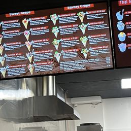 crepe menu crepe menu