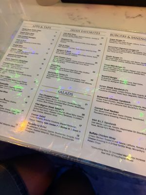 Menu photo 1 McCarthy's Pub NYC New York, NY Menu photo 1 McCarthy's Pub NYC New York, NY