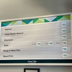 Great Clips - Prices as of June 2024