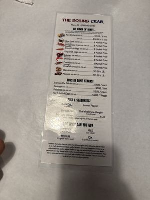 Menu photo 5 The Boiling Crab South Miami, FL Menu photo 5 The Boiling Crab South Miami, FL