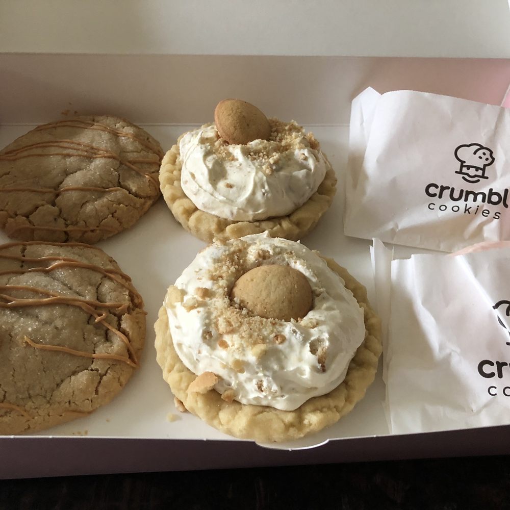 Crumbl - Wylie - Ultimate peanut butter, banana cream pie, chilled sugar - Bakeries Near Me - Wylie, Texas