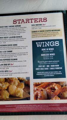 Menu photo 2 River Walk Pub Wisconsin Dells, WI Menu photo 2 River Walk Pub Wisconsin Dells, WI