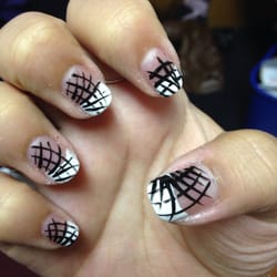 Princess Nails - My cobweb nails!