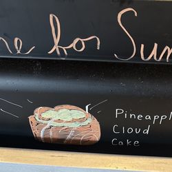 Starbucks - Pineapple cloud cake-Here for Summer