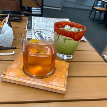 Kalaveras - Pepino con chile Margarita & Old Fashion - Mexican Near Me - Montebello, California Kalaveras - Pepino con chile Margarita & Old Fashion - Mexican Near Me - Montebello, California
