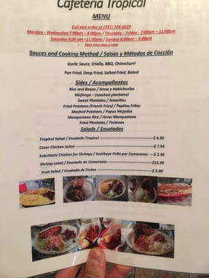 Menu photo 5 Cafeteria Tropical San Juan, PR Menu photo 5 Cafeteria Tropical San Juan, PR